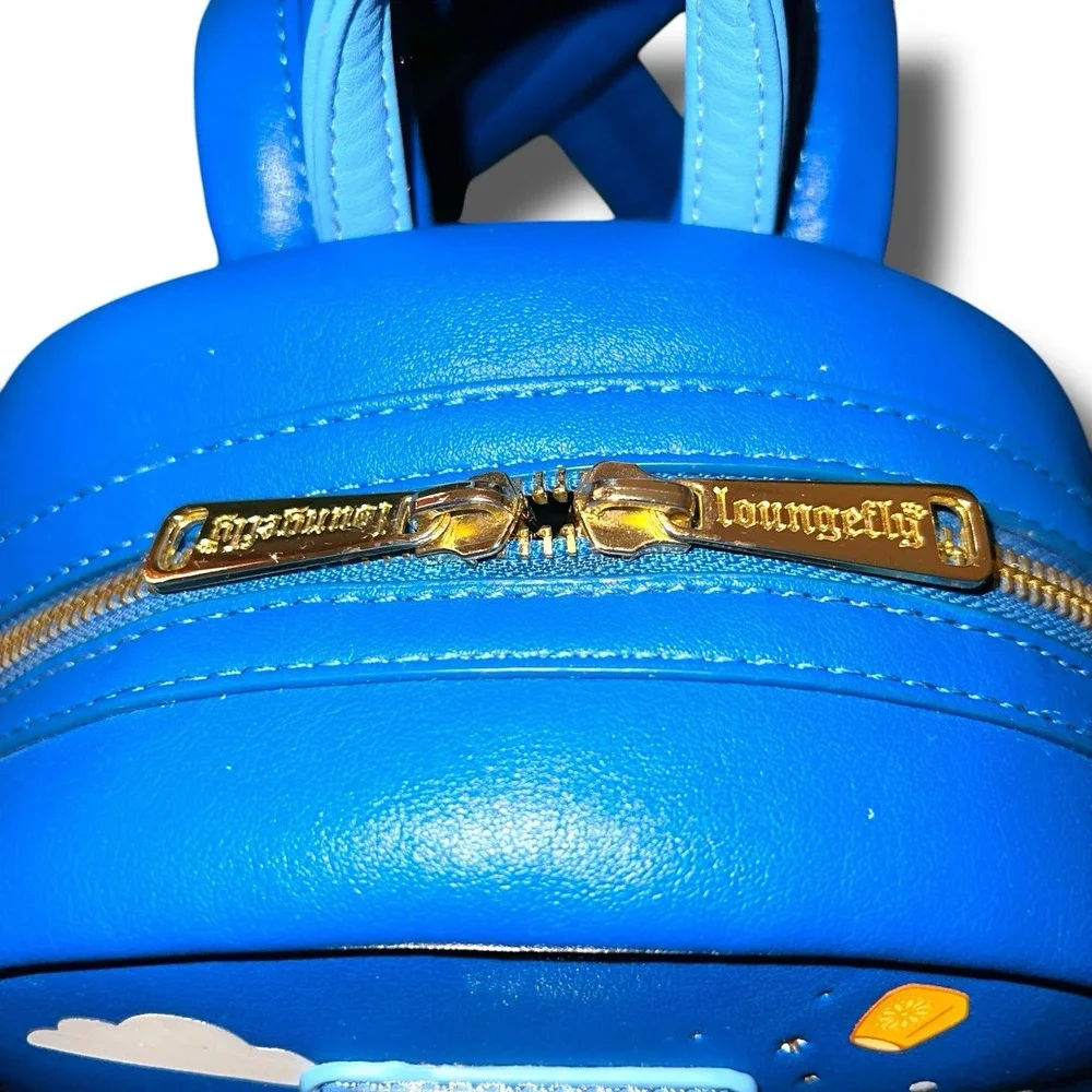 DISNEY Loungefly Mini Backpack Lilo Stitch Lanterns Night Sky‎ Clouds